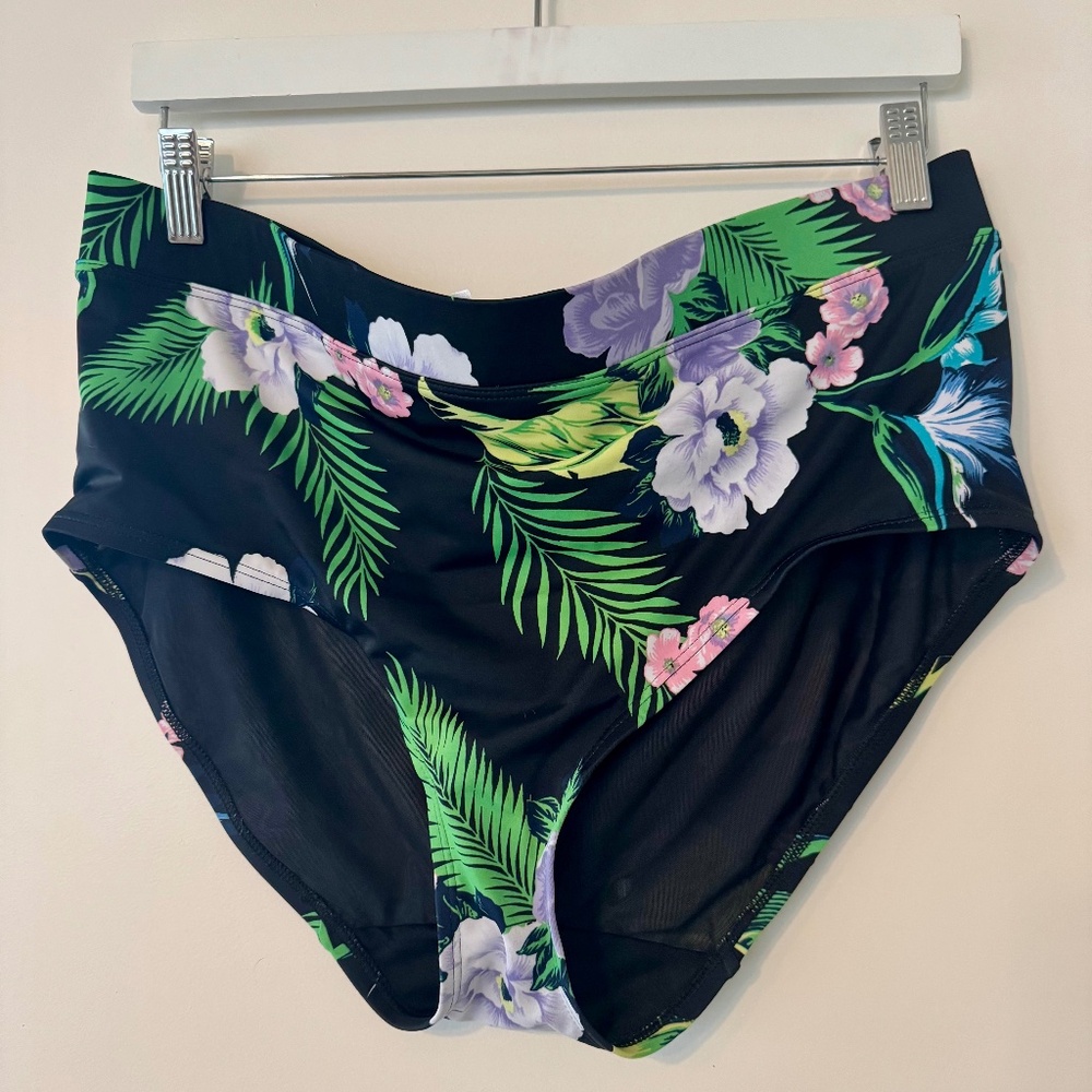 Swim by Cacique high-waisted bikini bottoms.